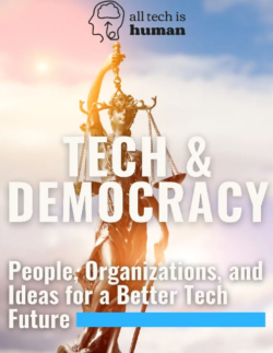 front cover ot The Tech & Democracy report